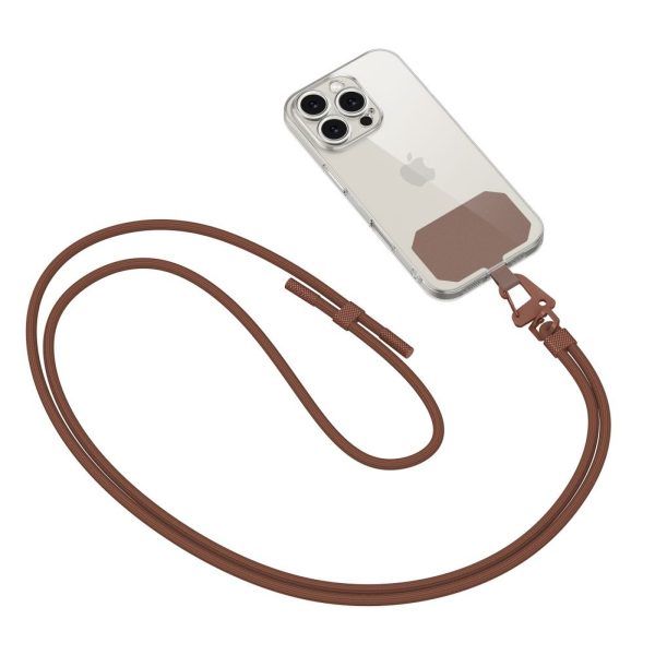 1032739-1-smycz-do-etui-telefonu-regulowana-braz-tech-protect-hurtownia-dropshipping.jpg Telefona maciņa kakla siksniņa ar regulējamu siksniņu - brūna