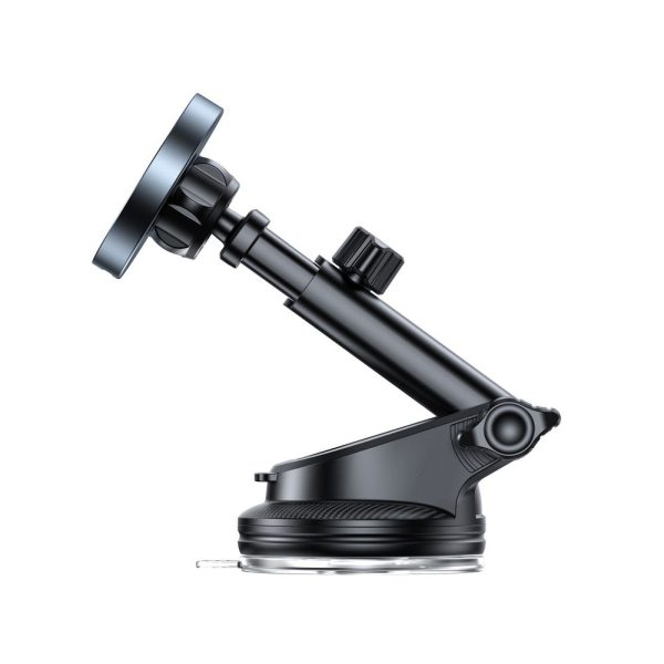 Automašīnas turētājs ar induktīvu viedtālruņa lādētāju uz grila vai paneļa 15W - melns