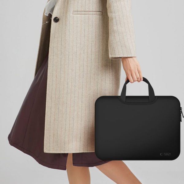 Neoprēna klēpjdatora soma 13-14 collu klēpjdatoriem - melna