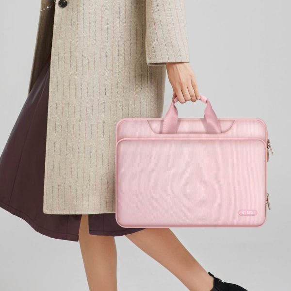 Kabatas klēpjdatora soma 15-16 collu klēpjdatoriem - rozā