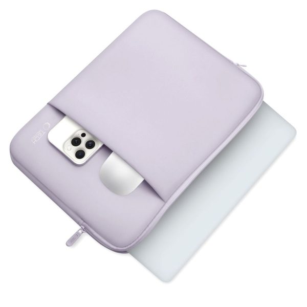 Neoprēna 14 collu klēpjdatora soma - violeta