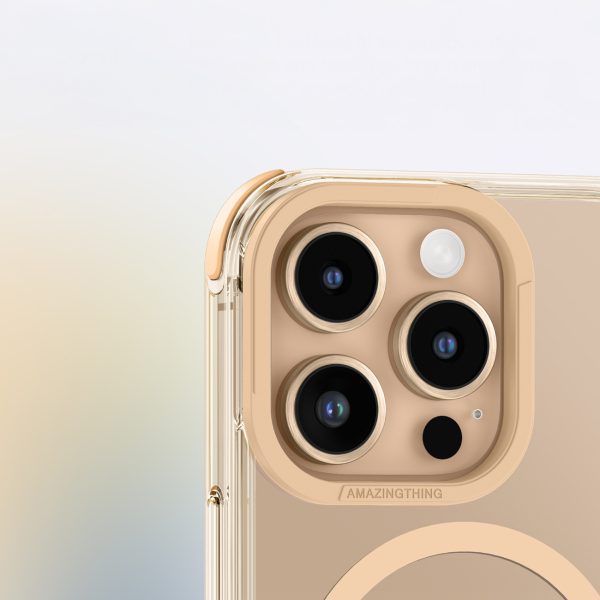 Silikona maciņš iPhone 16 Pro Max Omni Mag Case - rožzelts