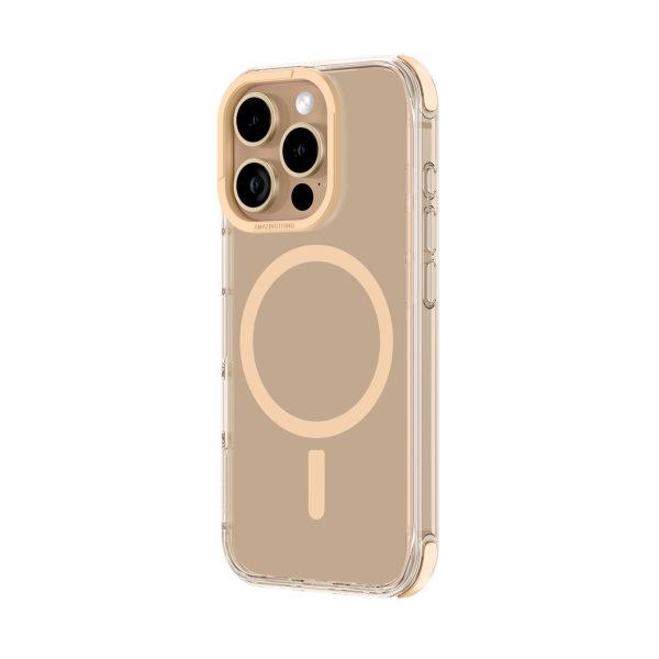 Silikona maciņš iPhone 16 Pro Max Omni Mag Case - rožzelts