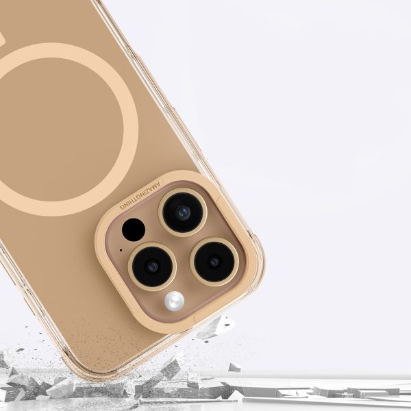 Silikona maciņš iPhone 16 Pro Max Omni Mag Case - rožzelts