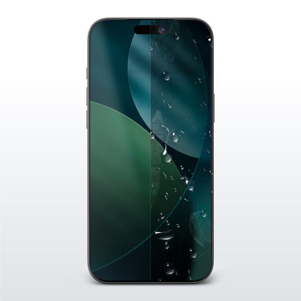 Matēts rūdīts stikls iPhone 17 Pro titāna matēts FusionFilter 7