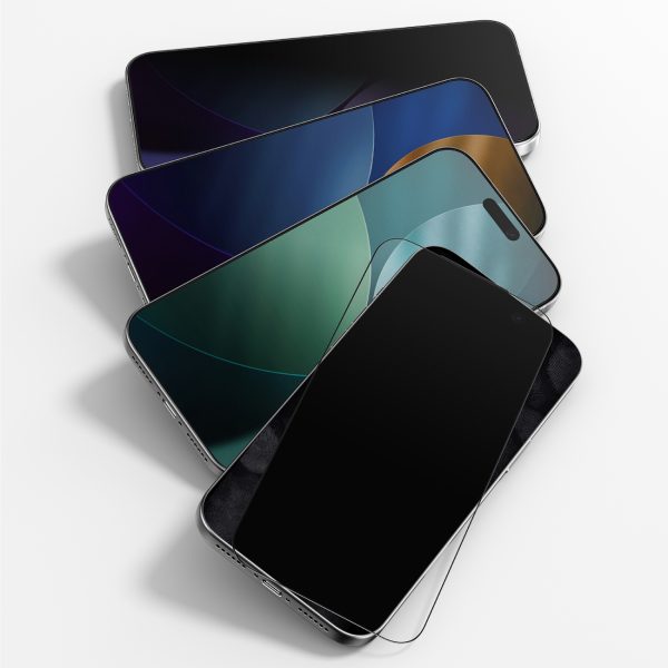 Matēts rūdīts stikls iPhone 17 Pro titāna matēts FusionFilter 7