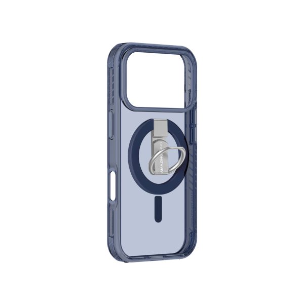 iPhone 17 Pro Titan Pro Grip Ring Set MagSafe vāciņš — zils