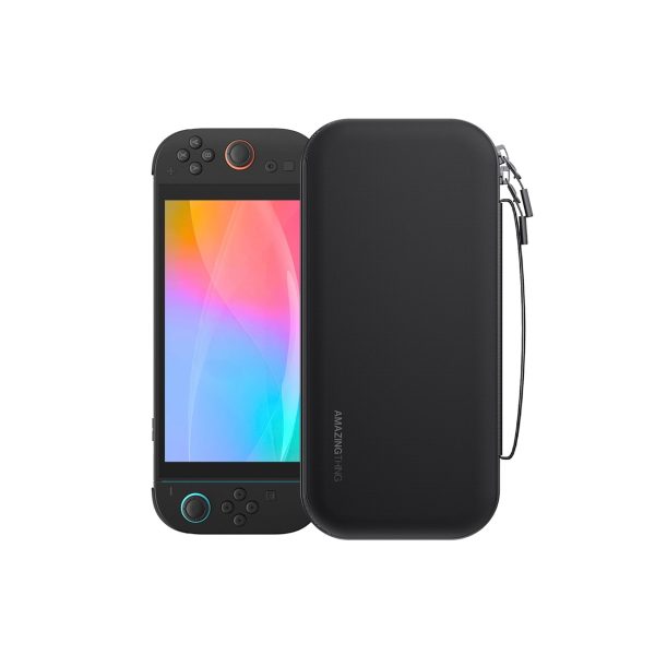 Aizsargvāciņš Nintendo Switch 2 konsolei un aksesuāriem - melns