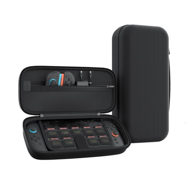 Aizsargvāciņš Nintendo Switch 2 konsolei un aksesuāriem - melns