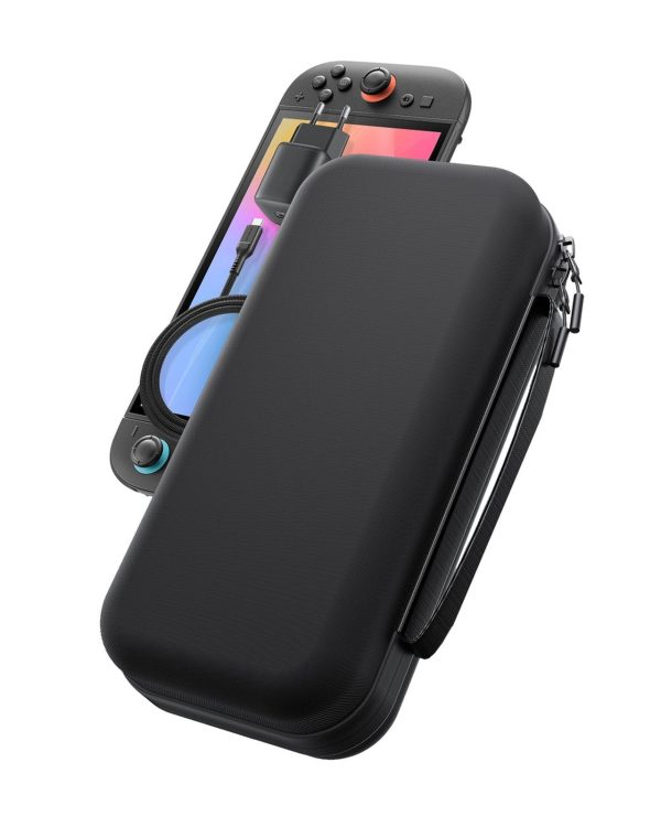 Aizsargvāciņš Nintendo Switch 2 konsolei un aksesuāriem - melns