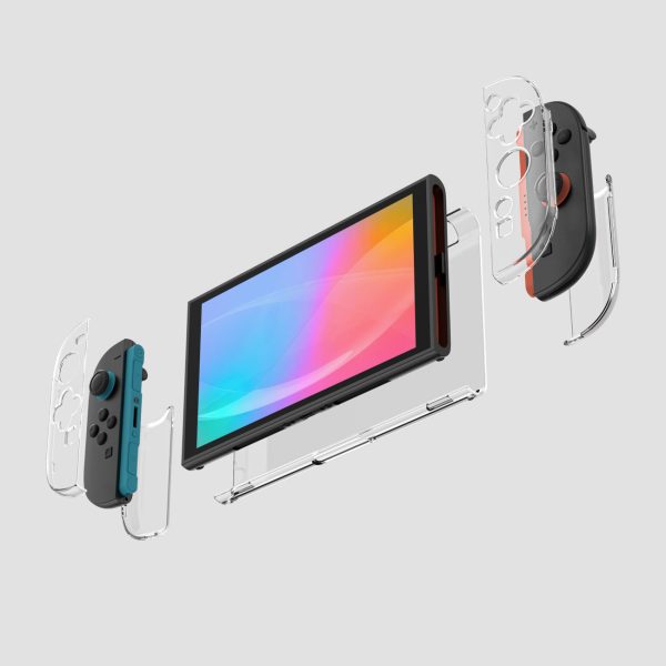 1032841-2-etui-na-konsole-nintendo-switch-przezroczyste-amazingthing-hurtownia-dropshipping.jpg Aizsargvāciņš Nintendo Switch 2 konsolei - caurspīdīgs