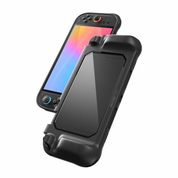 1032843-1-etui-na-konsole-nintendo-switch-2-amazingthing-hurtownia-dropshipping.jpg Aizsargvāciņš Nintendo Switch 2 konsolei - melns