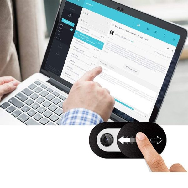 1032844-2-zaslepka-zaslona-na-kamere-w-laptopie-tech-protect-hurtownia-dropshipping.jpg Klēpjdatora kameras pārsegs, melns - 3 gab.