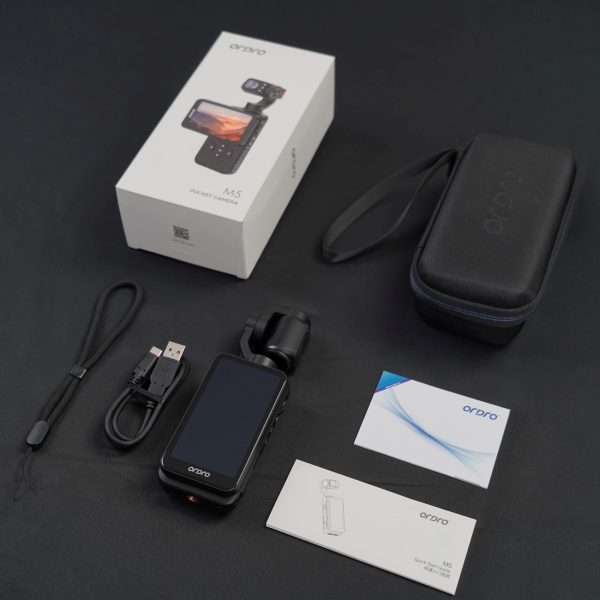 3 asu stabilizatora kamera vlogam, YouTube, Pocket M5 5K, 3,5 collu IPS