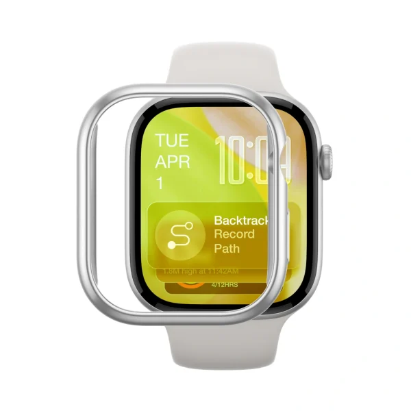 Apple Watch Series 11 46 mm minimālistisks aizsargvāciņš - sudrabs