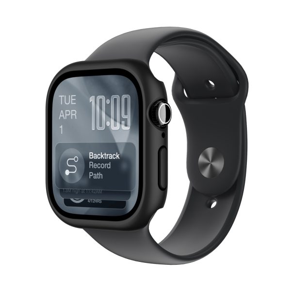 Apple Watch Series 11 42 mm minimālistisks aizsargvāciņš - melns