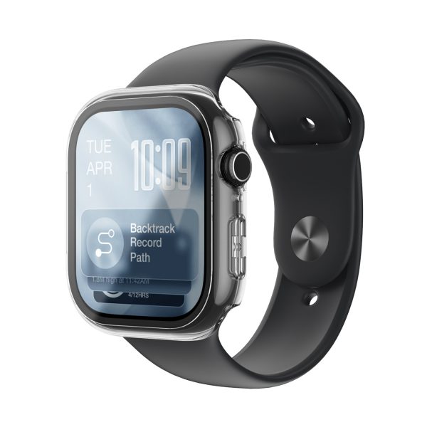 Radix Apple Watch Series 11 46mm ekrāna aizsargs ar maciņu - caurspīdīgs