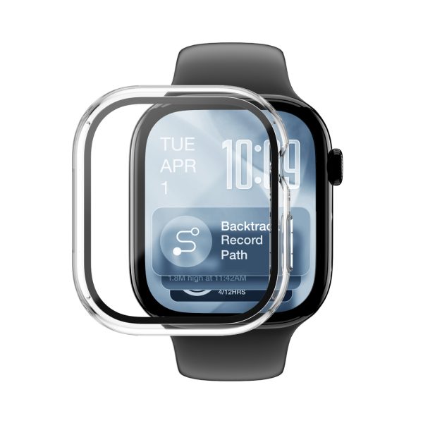 Radix Apple Watch Series 11 42mm ekrāna aizsargs ar maciņu - caurspīdīgs