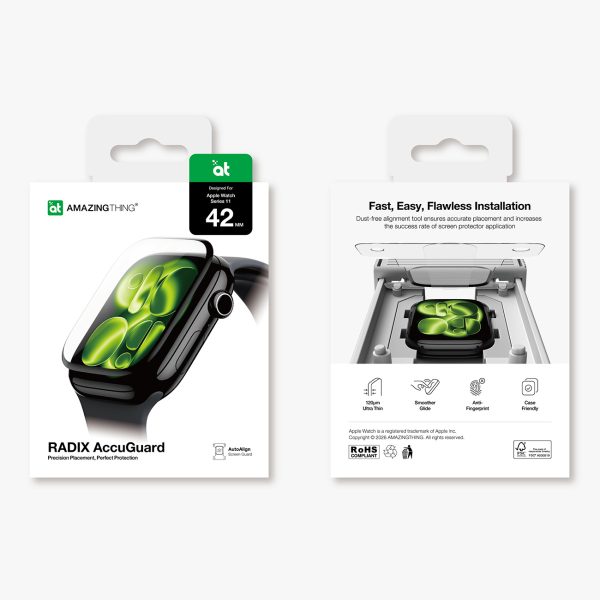 Radix Apple Watch Series 11 42 mm ekrāna aizsargs