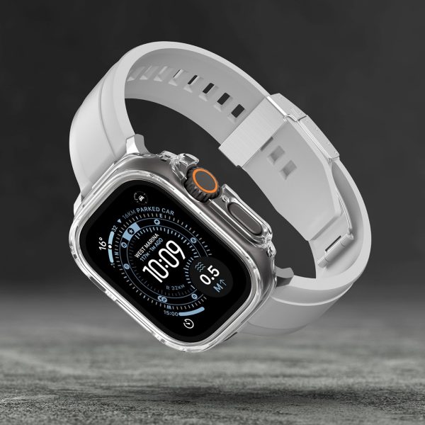 Apple Watch UItra 3 49 mm minimālistisks aizsargvāciņš - caurspīdīgs