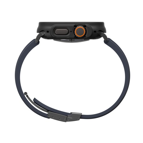 Apple Watch UItra 3 49 mm minimālistisks aizsargvāciņš - melns