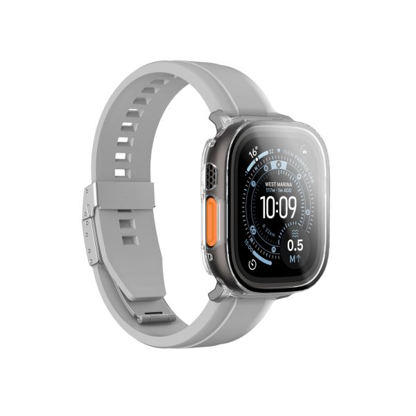 Radix Apple Watch UItra 3 49 mm ekrāna aizsargs ar maciņu - caurspīdīgs