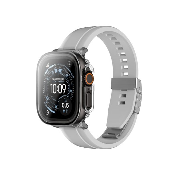 Radix Apple Watch UItra 3 49 mm ekrāna aizsargs ar maciņu - caurspīdīgs