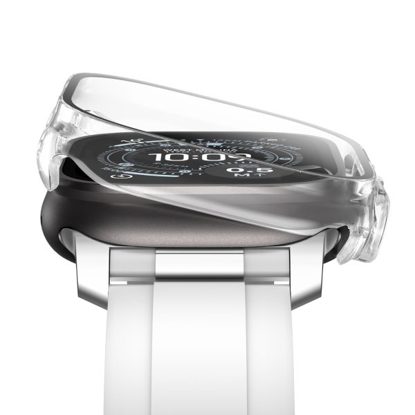 Radix Apple Watch UItra 3 49 mm ekrāna aizsargs ar maciņu - caurspīdīgs