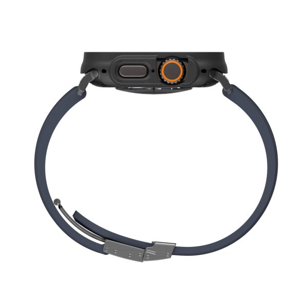 Radix Apple Watch UItra 3 49mm ekrāna aizsargs ar maciņu - melns