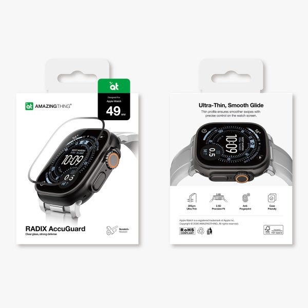 Radix Apple Watch UItra 3 49 mm ekrāna aizsargs