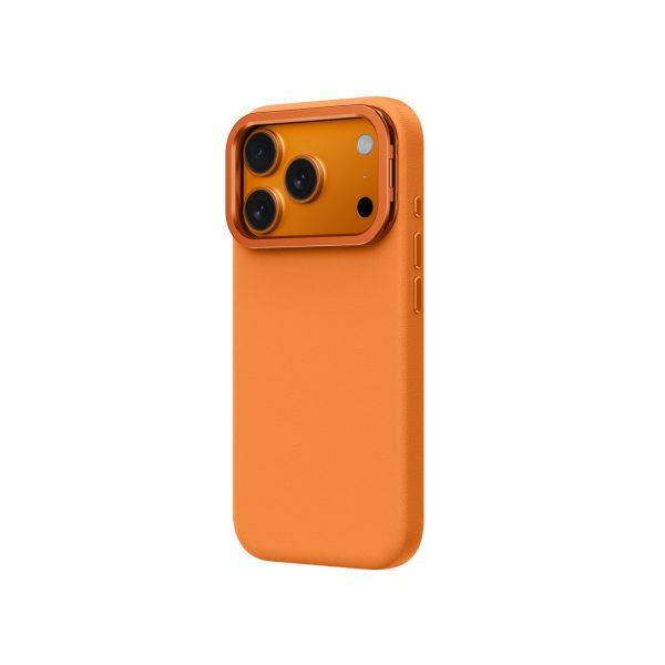 iPhone 17 Pro Glamour maciņš-pārvalks - oranžs