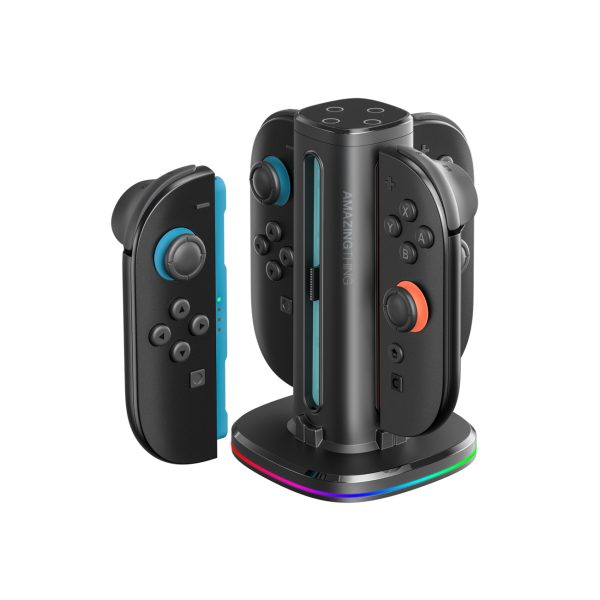 1032899-2-stacja-ladujaca-do-kontrolerow-nintendo-switch2-amazingthing-hurtownia-dropshipping.jpg Nintendo Switch 2 kontroliera uzlādes stacija - melna