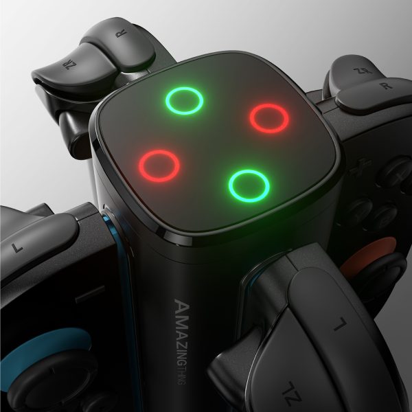 1032899-7-stacja-ladujaca-do-kontrolerow-nintendo-switch2-amazingthing-hurtownia-dropshipping.jpg Nintendo Switch 2 kontroliera uzlādes stacija - melna