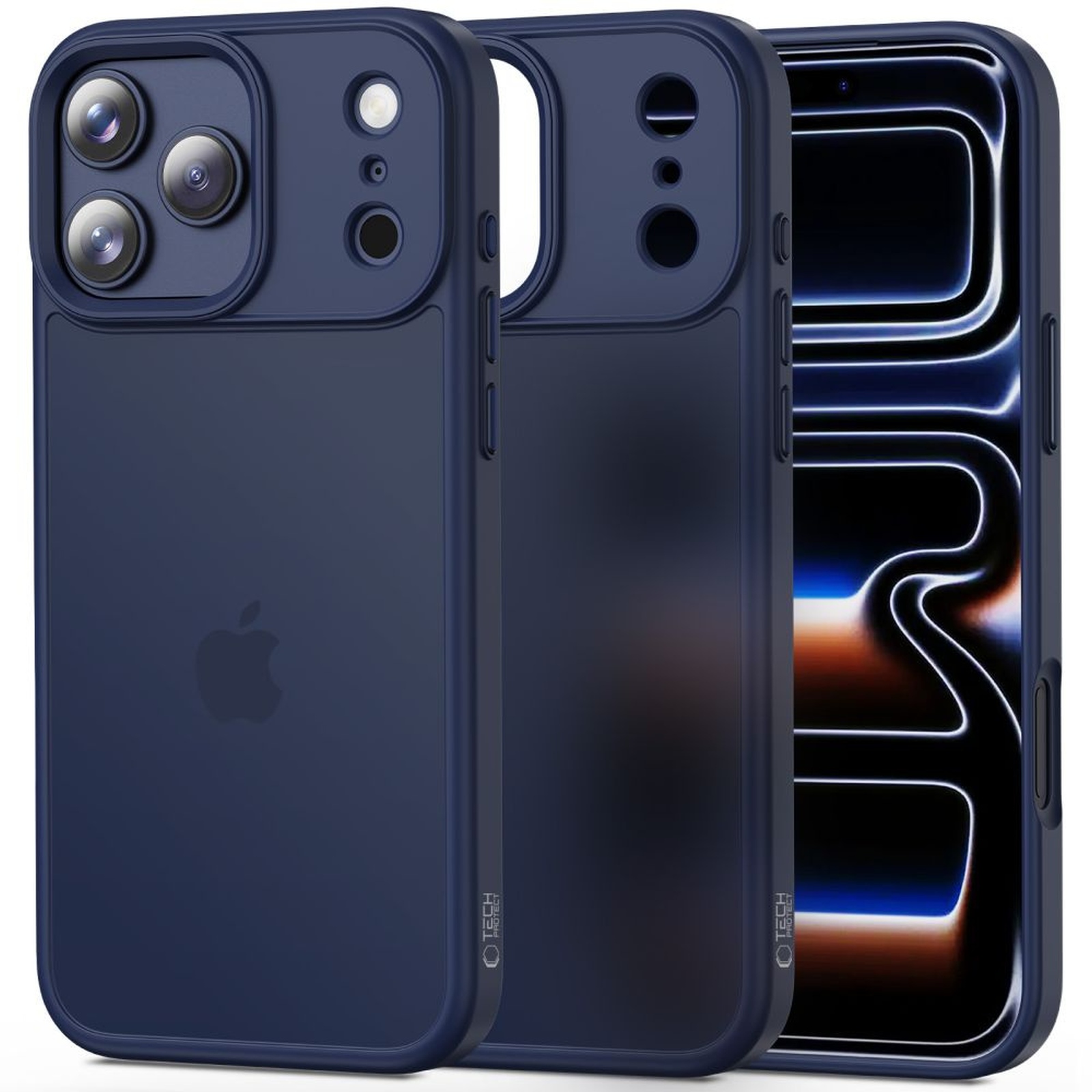 MagMat aizsargvāciņš iPhone 17 Pro tālrunim - matēts tumši zils