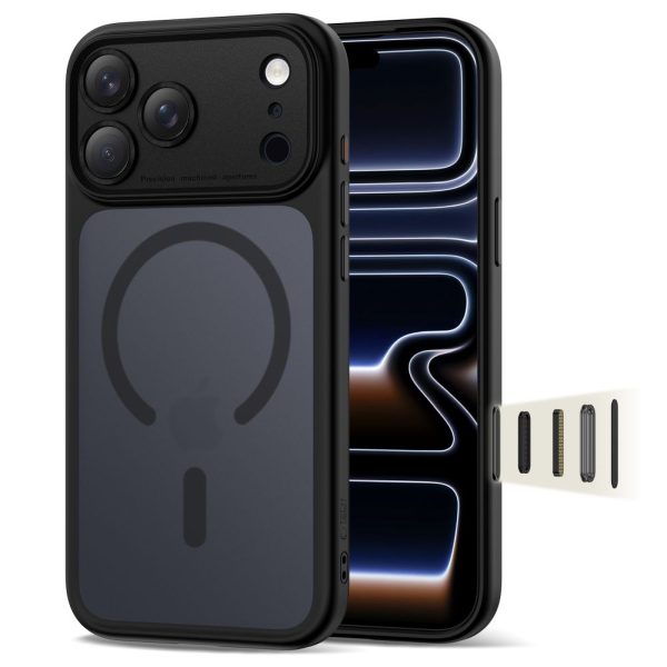 Magpeak Magsafe CC aizsargvāciņš iPhone 17 Pro Max - matēti melns