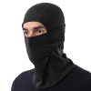 Slēpošanas balaklava velosipēdam vai motociklam, M izmērs - melna