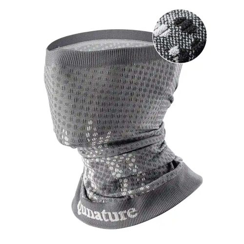 Slēpošanas šalle, daudzfunkcionāla sporta bandana, universāls izmērs - pelēka