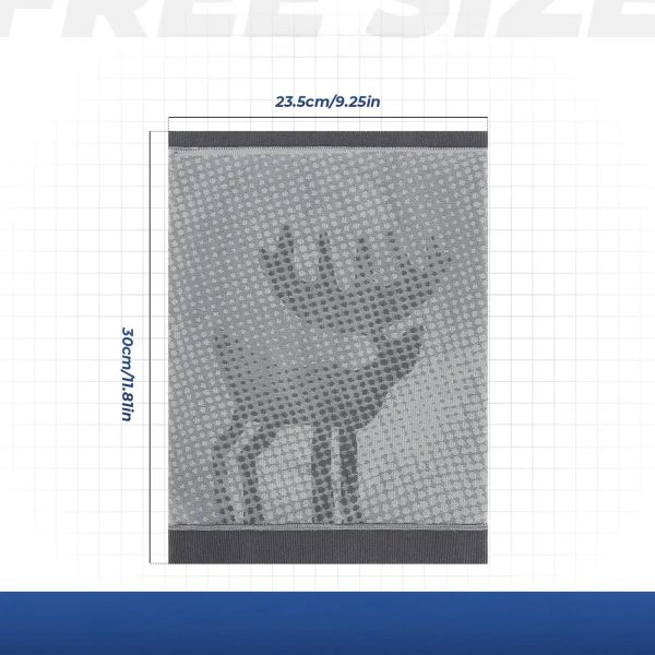 Slēpošanas šalle, daudzfunkcionāla sporta bandana, universāls izmērs - pelēka