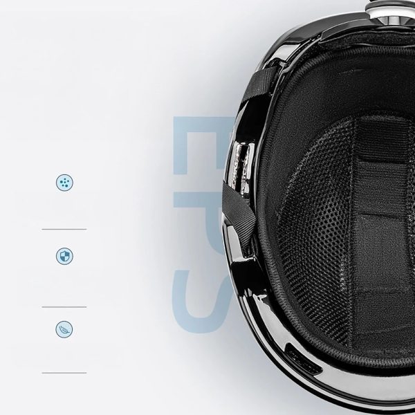 Slēpošanas/snovborda ķivere ar ausu aizsargiem, L izmērs - melna