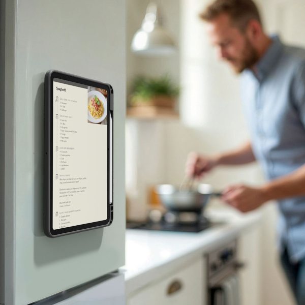 iPad Air M3 13 collu maciņš ar Titan Pro Mag statīvu — melns