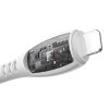 USB-C kabelis - iPhone Lightning S-A59 Vibrant sērija 30W - balts