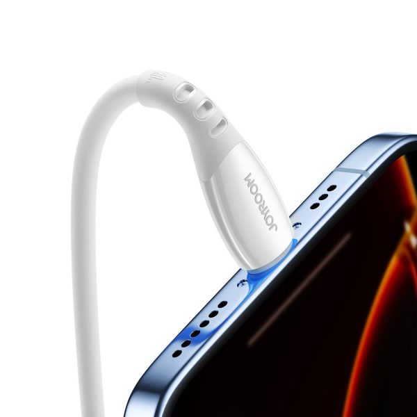 USB-C kabelis - iPhone Lightning S-A59 Vibrant sērija 30W - balts