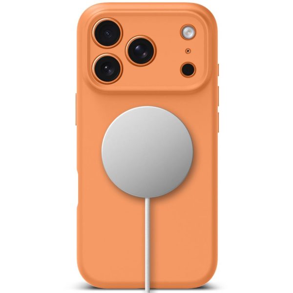 1032949-3-etui-pokrowiec-na-iphone-17-pro-max-pomarancz-tech-protect-hurtownia-dropshipping.jpg iPhone 17 Pro Max silikona MagSafe vāciņš — oranžs