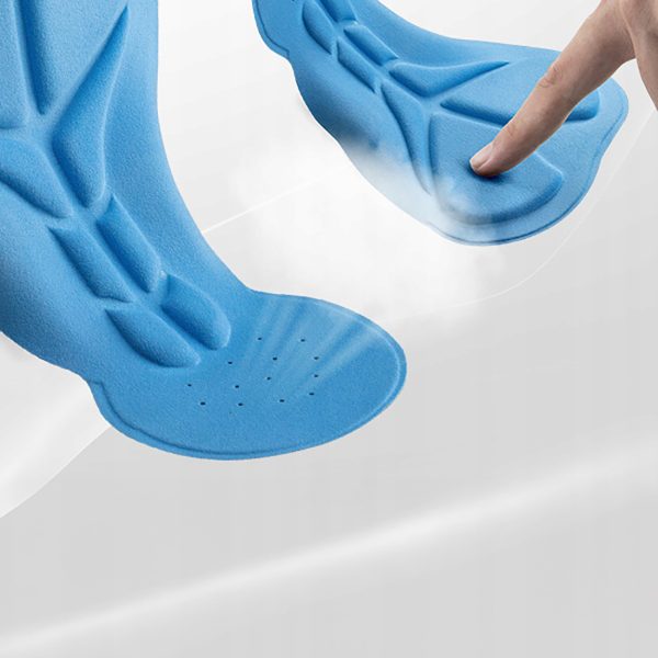 Garas, elpojošas riteņbraukšanas bikses ar XXXXL izmēra polsterējumu - melnas