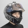 Ziemas riteņbraukšanas ķiveres cepure ar briļļu caurumiem - pelēka