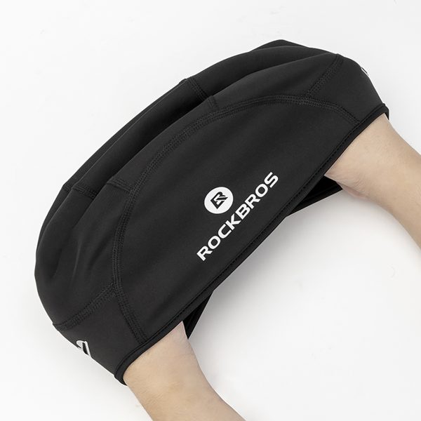 Ziemas riteņbraukšanas ķiveres cepure ar briļļu caurumiem - pelēka