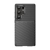 Silikona bruņu maciņš Samsung Galaxy S25 Ultra Thunder vāciņam - melns