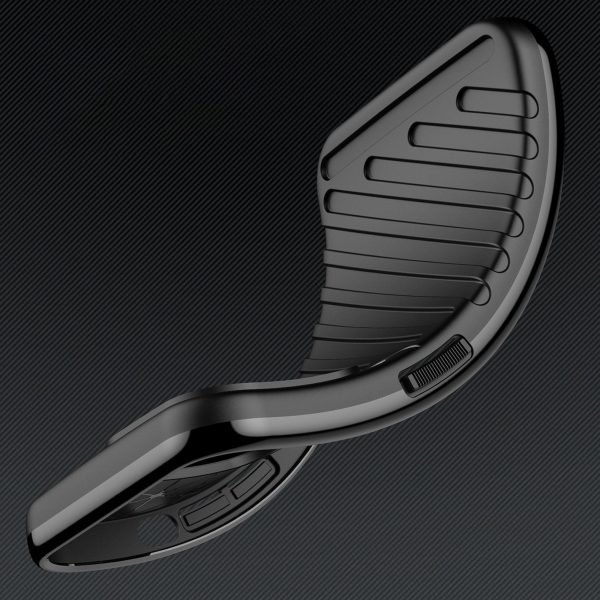 Silikona bruņu maciņš Samsung Galaxy S25 Ultra Thunder vāciņam - melns