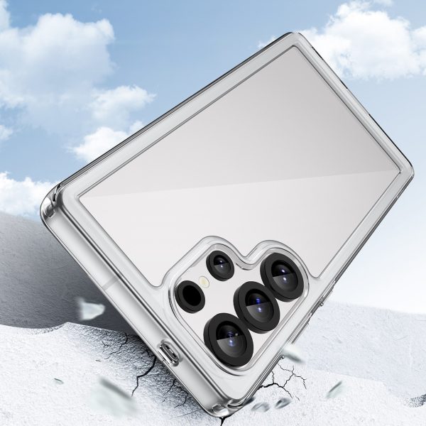 Silikona maciņš ar gēla rāmi Samsung Galaxy S25 Ultra Outer Space Case - caurspīdīgs