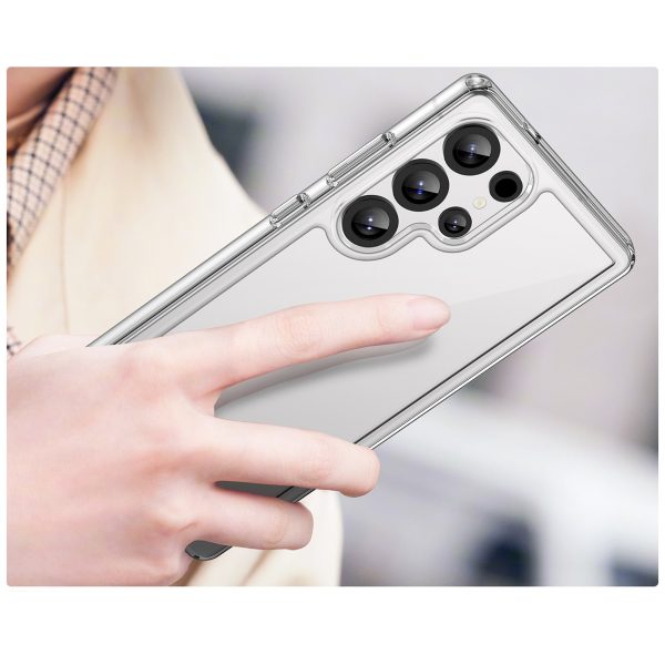 Silikona maciņš ar gēla rāmi Samsung Galaxy S25 Ultra Outer Space Case - caurspīdīgs